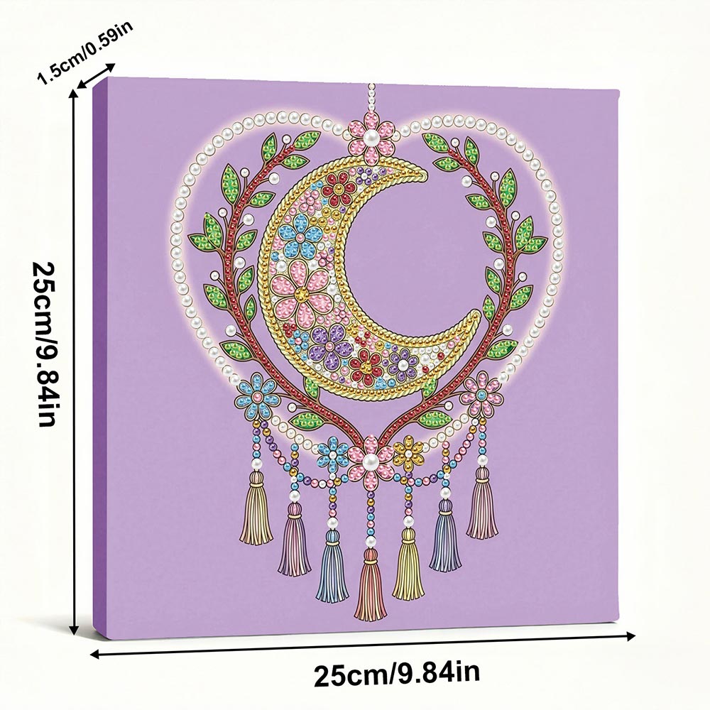 Diamond Painting | Pearl Painting | Heart-Shaped Dreamcatcher