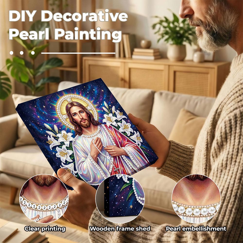 Diamond Painting | Pearl Painting | Jesus and Lilies