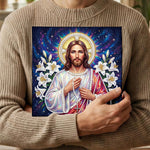 Diamond Painting | Pearl Painting | Jesus and Lilies