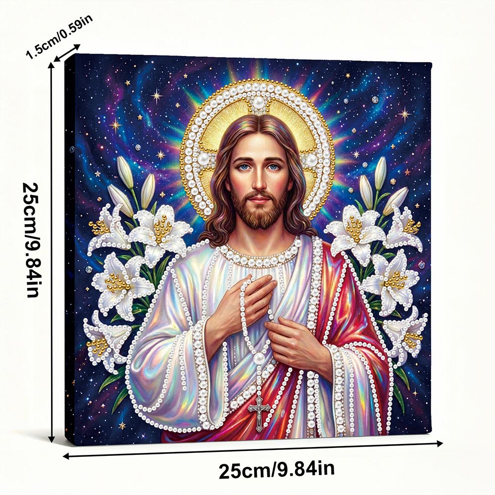 Diamond Painting | Pearl Painting | Jesus and Lilies