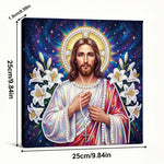 Diamond Painting | Pearl Painting | Jesus and Lilies