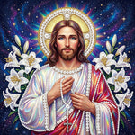 Diamond Painting | Pearl Painting | Jesus and Lilies