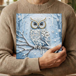 Diamond Painting | Pearl Painting | Owl in the Snow Forest