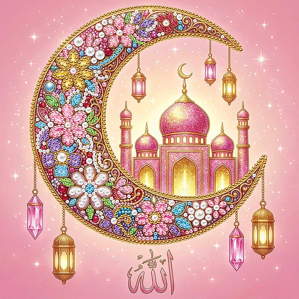 Diamond Painting | Pearl Painting | Palace on the Moon