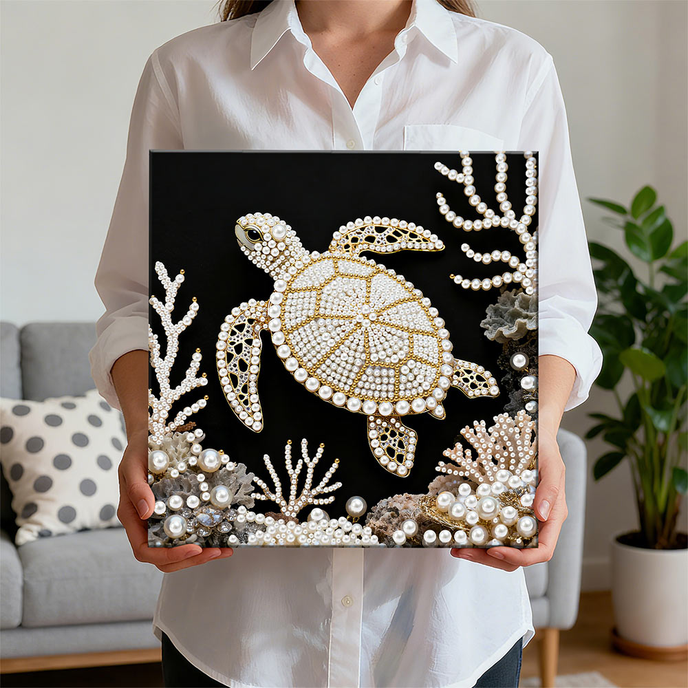 Diamond Painting | Pearl Painting | Sea Turtle and Coral
