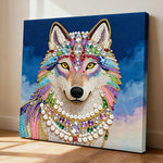 Diamond Painting | Pearl Painting | Smiling Wolf