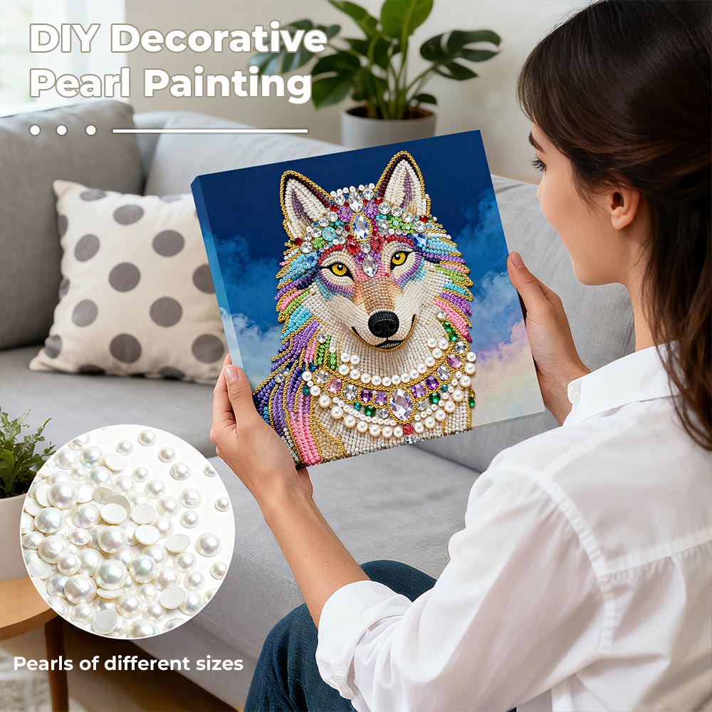 Diamond Painting | Pearl Painting | Smiling Wolf