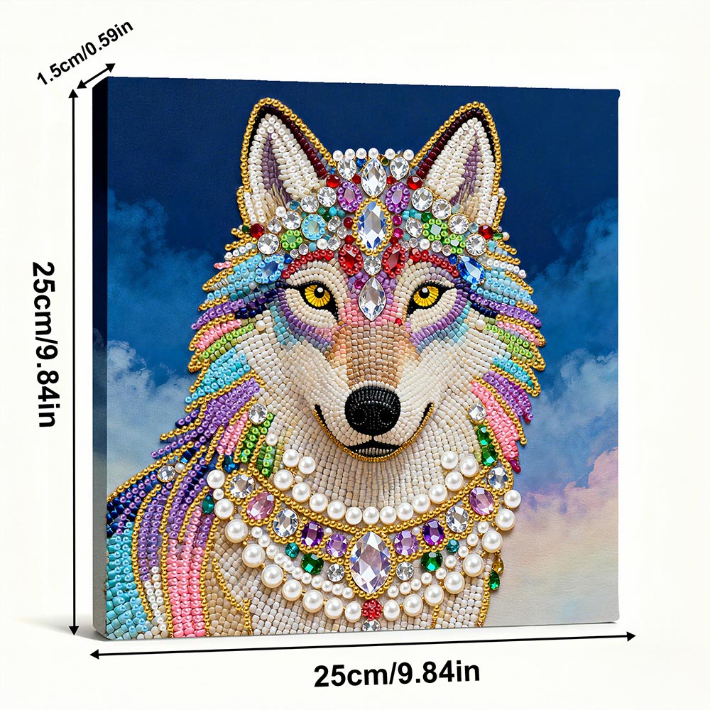 Diamond Painting | Pearl Painting | Smiling Wolf