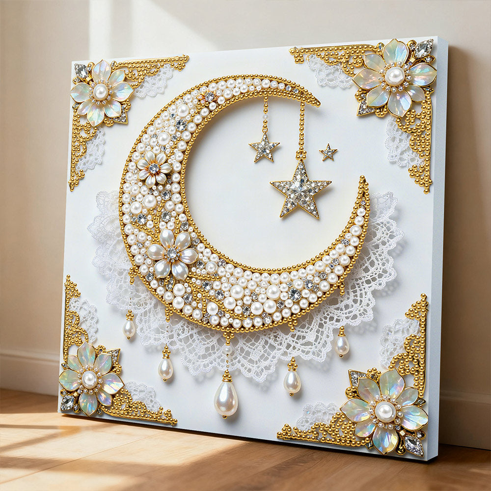 Diamond Painting | Pearl Painting | The Stars and Moon