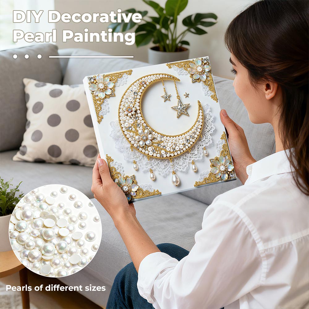 Diamond Painting | Pearl Painting | The Stars and Moon