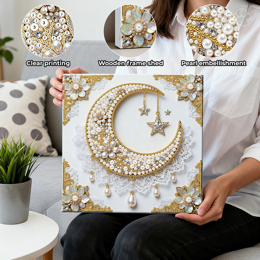 Diamond Painting | Pearl Painting | The Stars and Moon