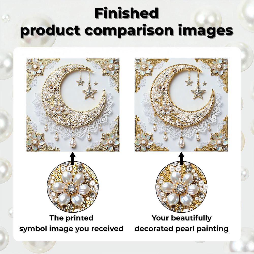 Diamond Painting | Pearl Painting | The Stars and Moon