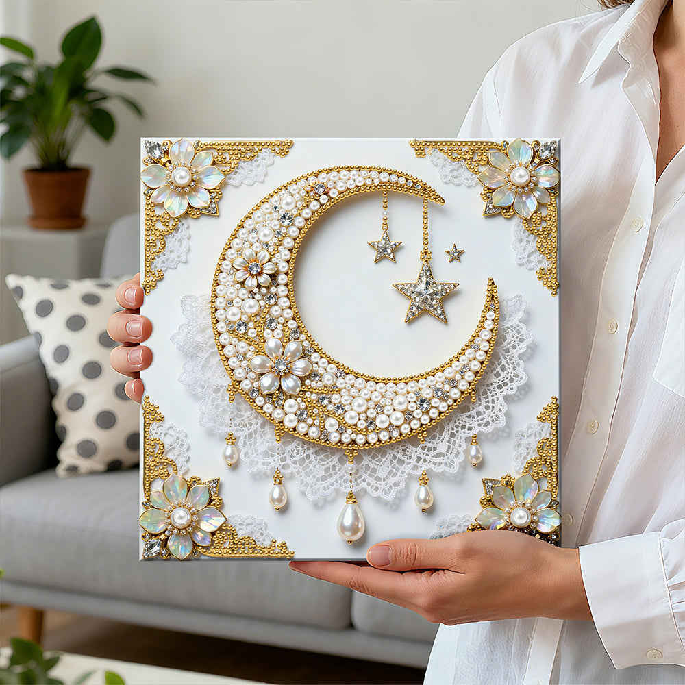 Diamond Painting | Pearl Painting | The Stars and Moon