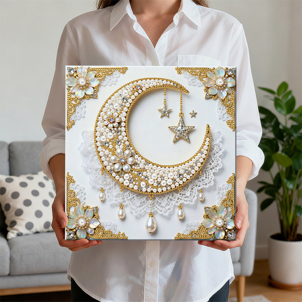 Diamond Painting | Pearl Painting | The Stars and Moon