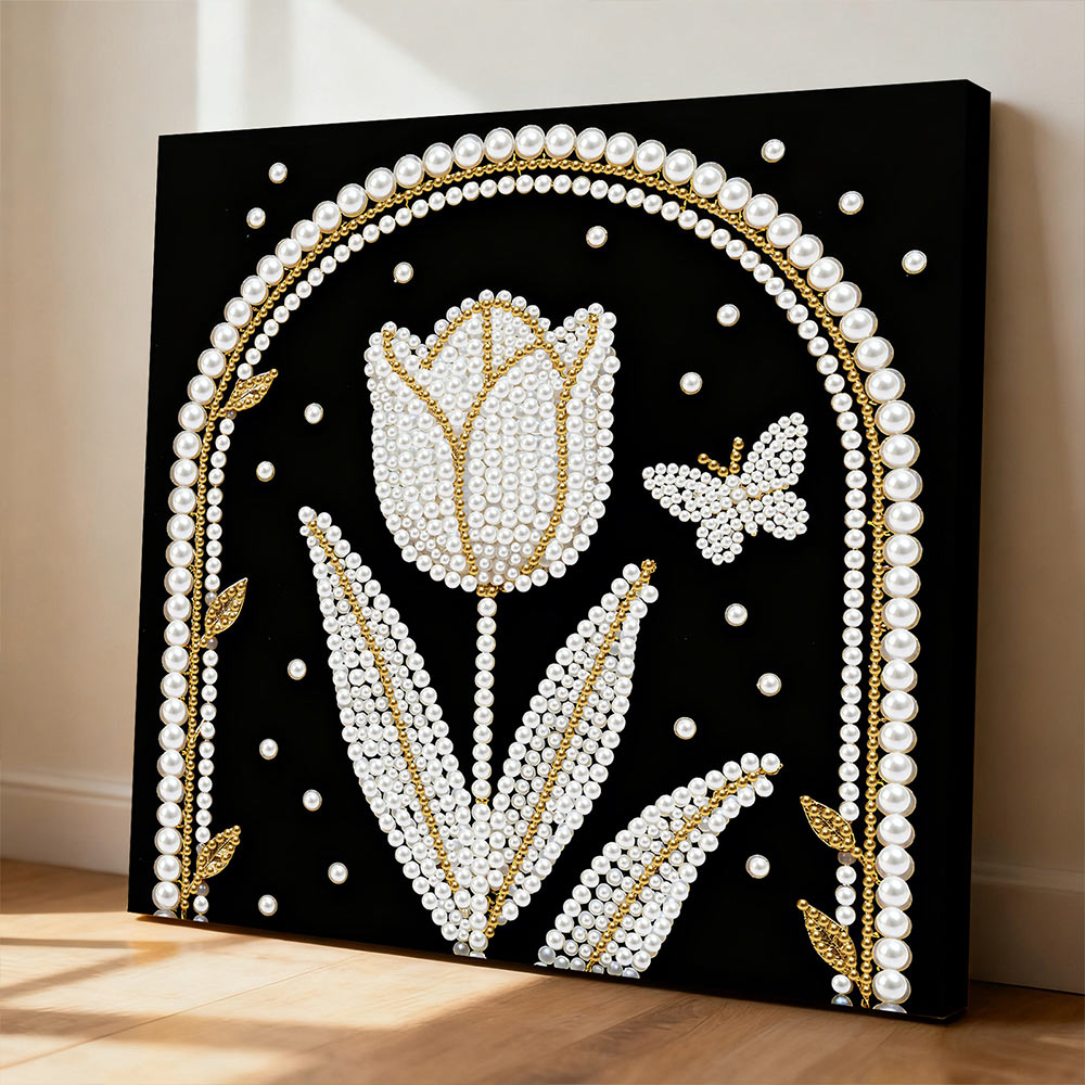 Diamond Painting | Pearl Painting | Tulip and Arch