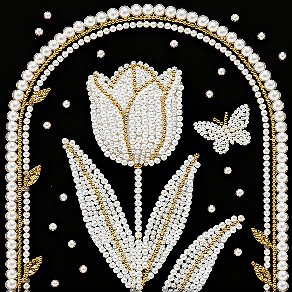 Diamond Painting | Pearl Painting | Tulip and Arch