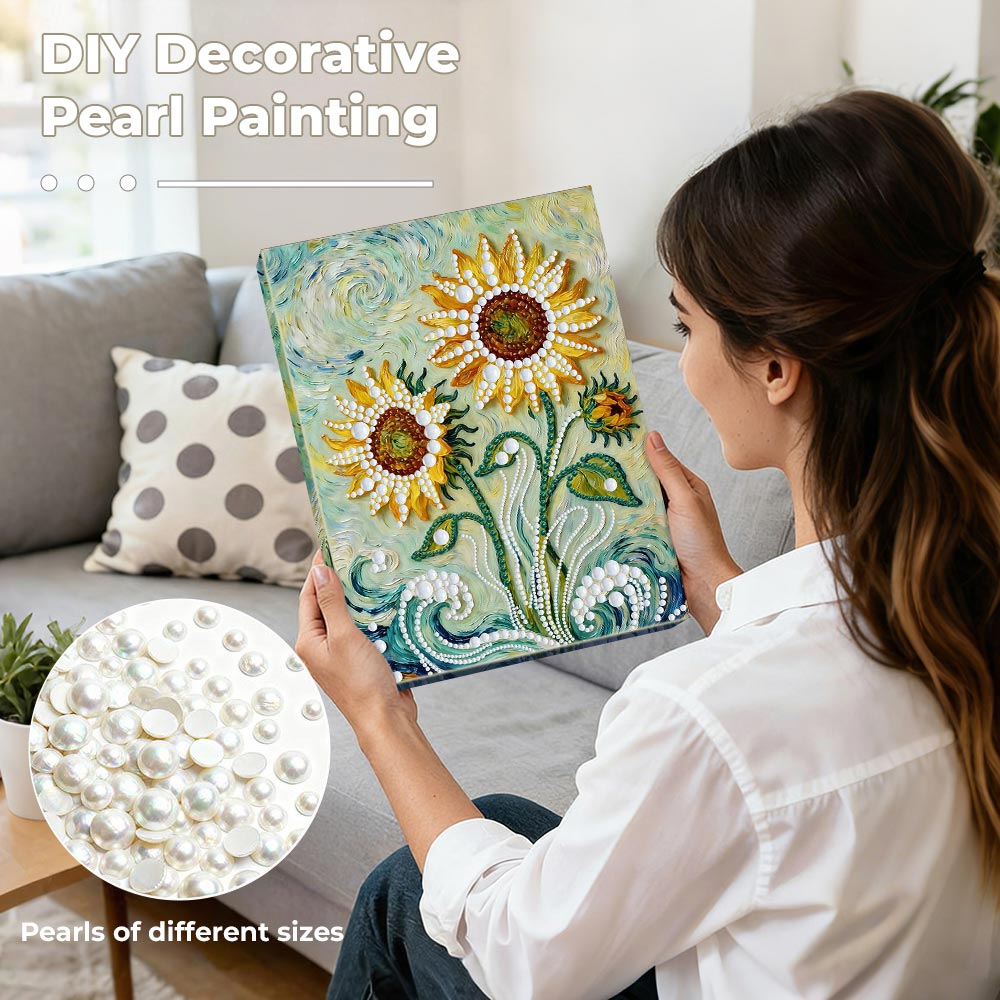 Diamond Painting | Pearl Painting | Van Gogh-Style Sunflowers