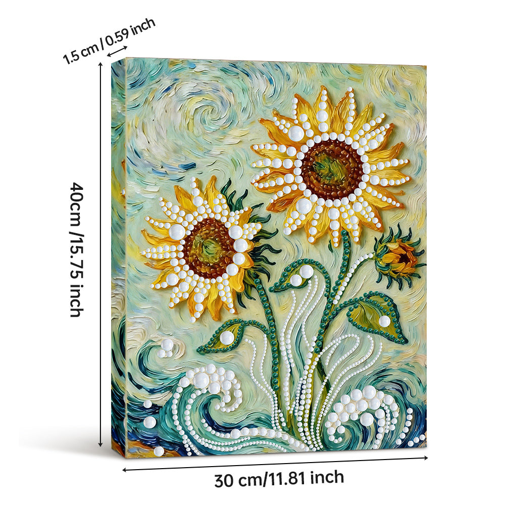 Diamond Painting | Pearl Painting | Van Gogh-Style Sunflowers