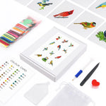 Different Kinds of Birds 12Pcs - Mini Diamond Painting Kit