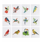 Different Kinds of Birds 12Pcs - Mini Diamond Painting Kit