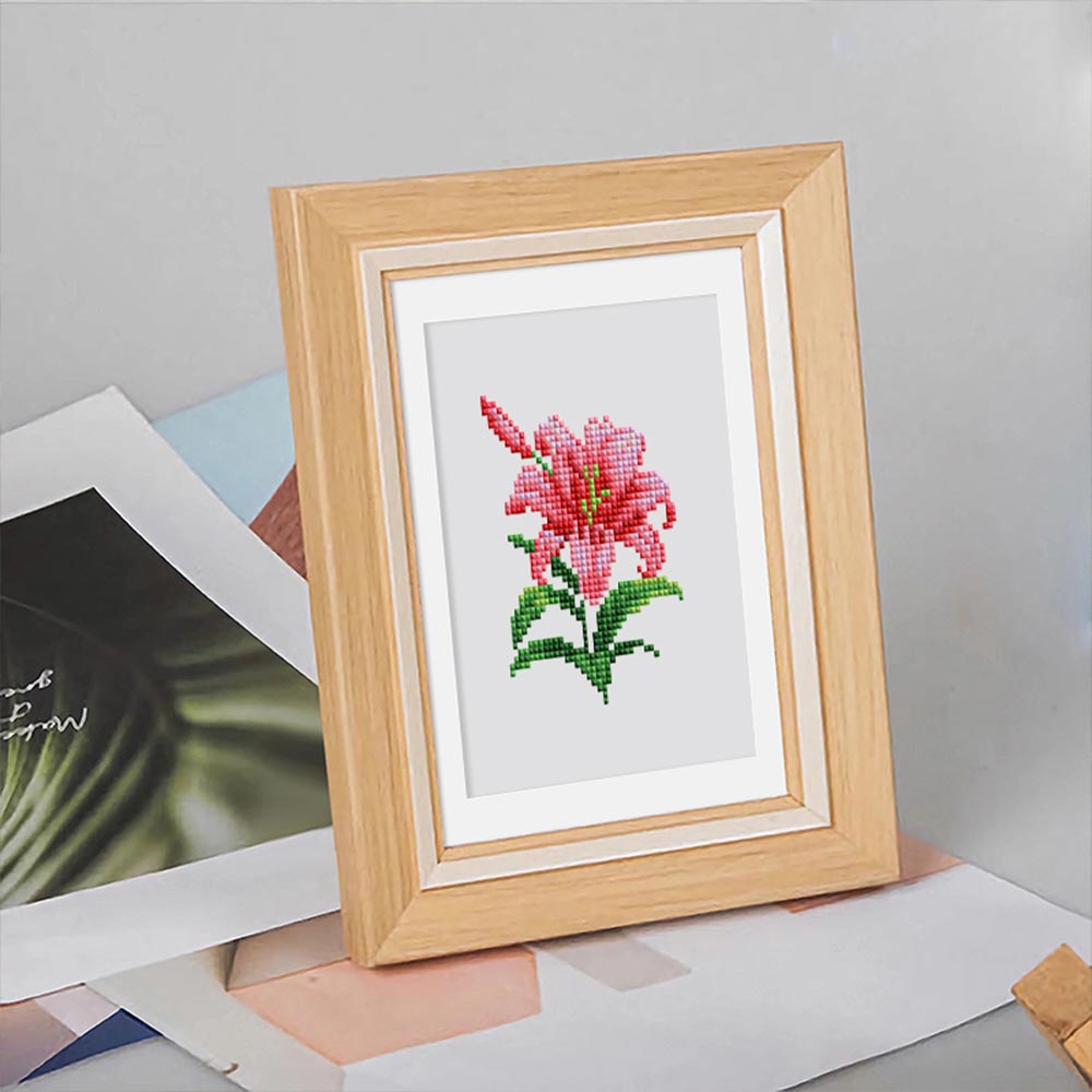 Different Varieties of Flowers 12Pcs - Mini Diamond Painting Kit