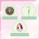 Double-Sided Diamond Painting Crystal Suncatcher Hanging Ornament - A Serious Owl