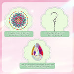 Double-Sided Diamond Painting Crystal Suncatcher Hanging Ornament - Lotus Mandala