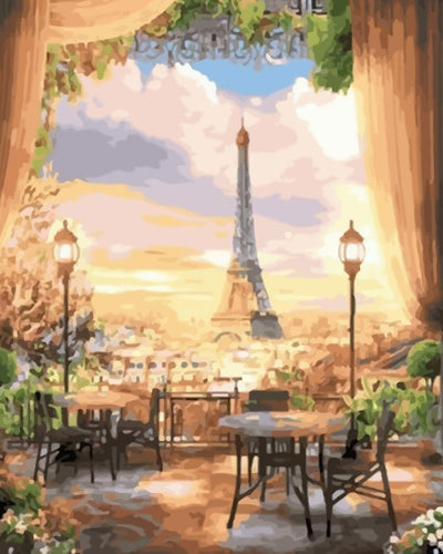 Eiffel Tower Diamond Painting