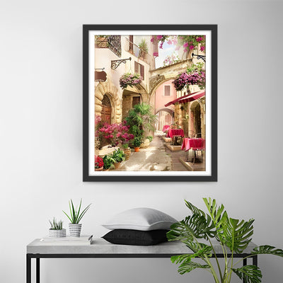 European Street Cafe Diamond Painting