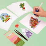 Exquisite Christmas Decorations 12Pcs - Mini Diamond Painting Kit