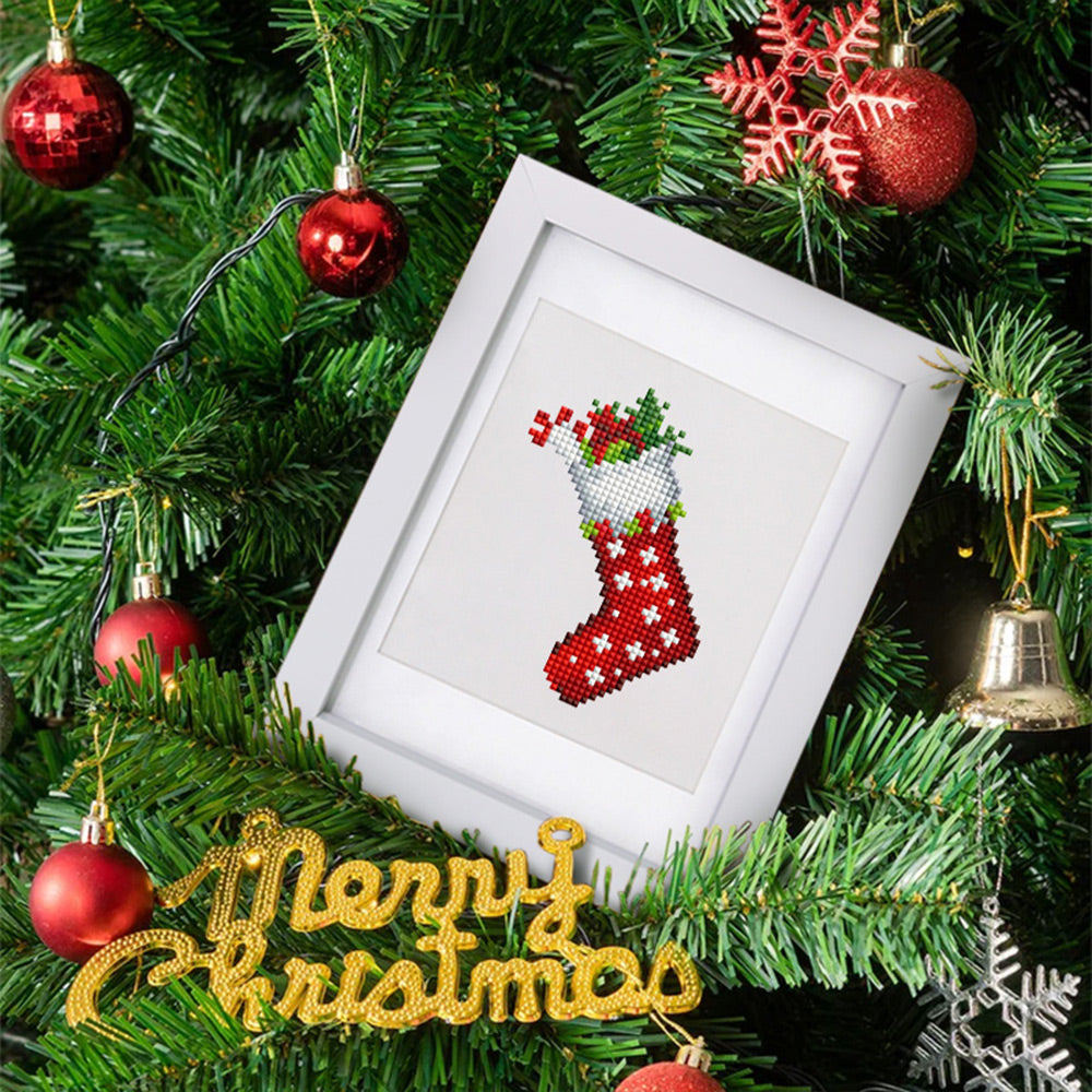 Exquisite Christmas Decorations 12Pcs - Mini Diamond Painting Kit