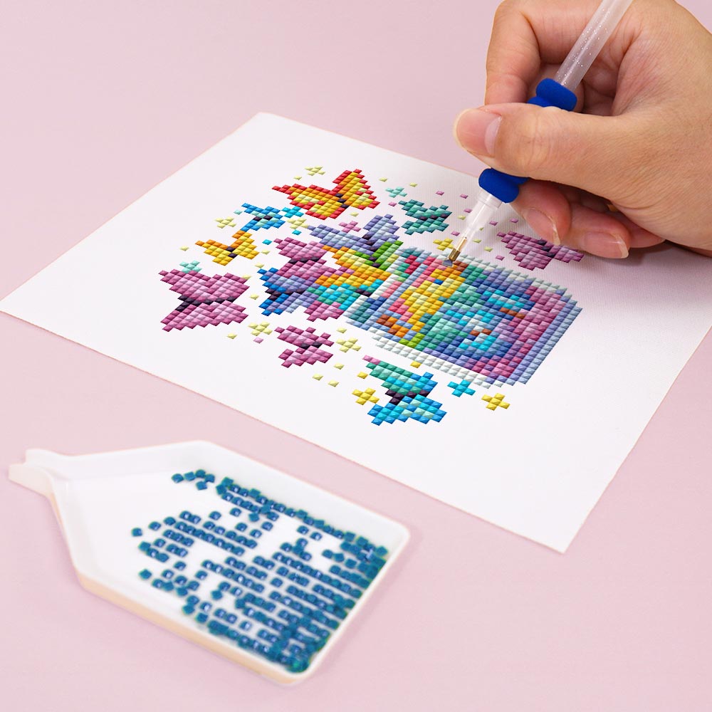 Fairytale Unicorn Dreams 12Pcs - Mini Diamond Painting Kit
