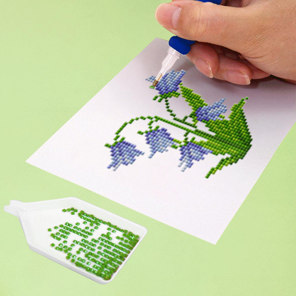 Flower Collection 12Pcs - Mini Diamond Painting Kit