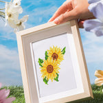 Flower Collection 12Pcs - Mini Diamond Painting Kit