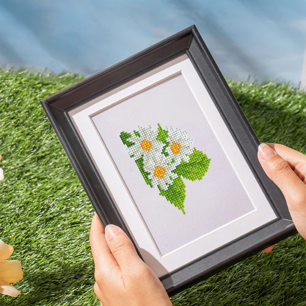 Flower Collection 12Pcs - Mini Diamond Painting Kit