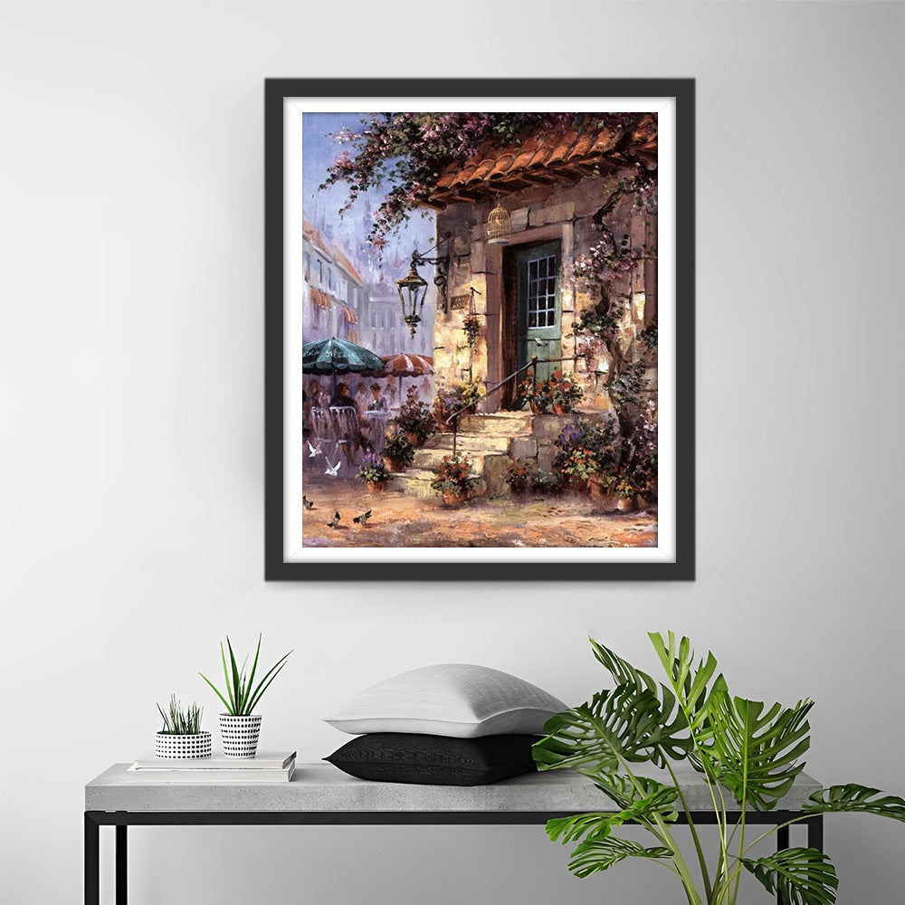 Flower Cottage Diamond Painting