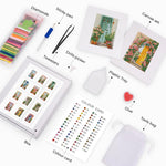 Flower Window Dreams 12Pcs - Mini Diamond Painting Kit