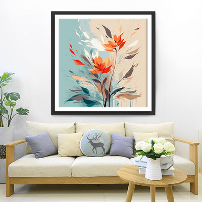 Flowers in Wind Diamond Painting