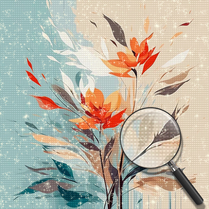 Flowers in Wind Diamond Painting