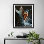 Flying Bird and Water Diamond Painting