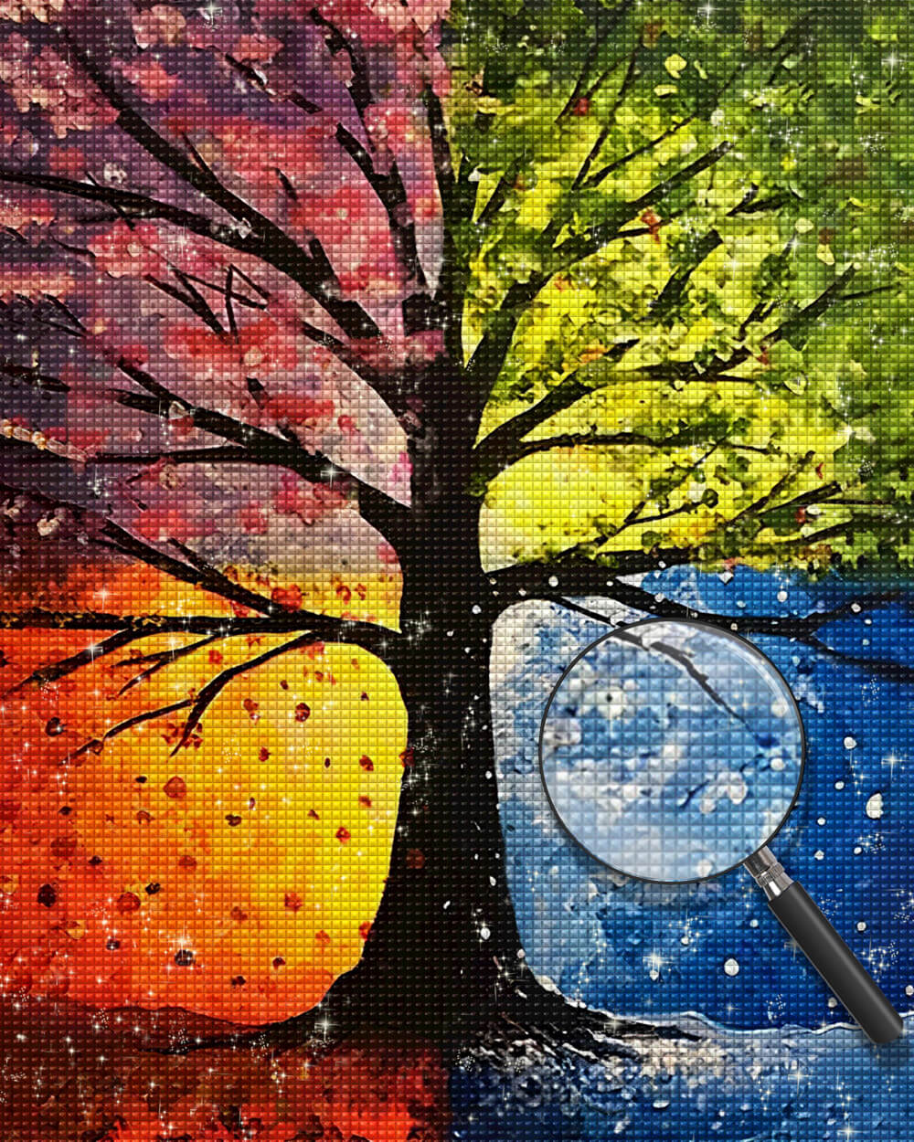 Four Seasons Tree Diamond Painting