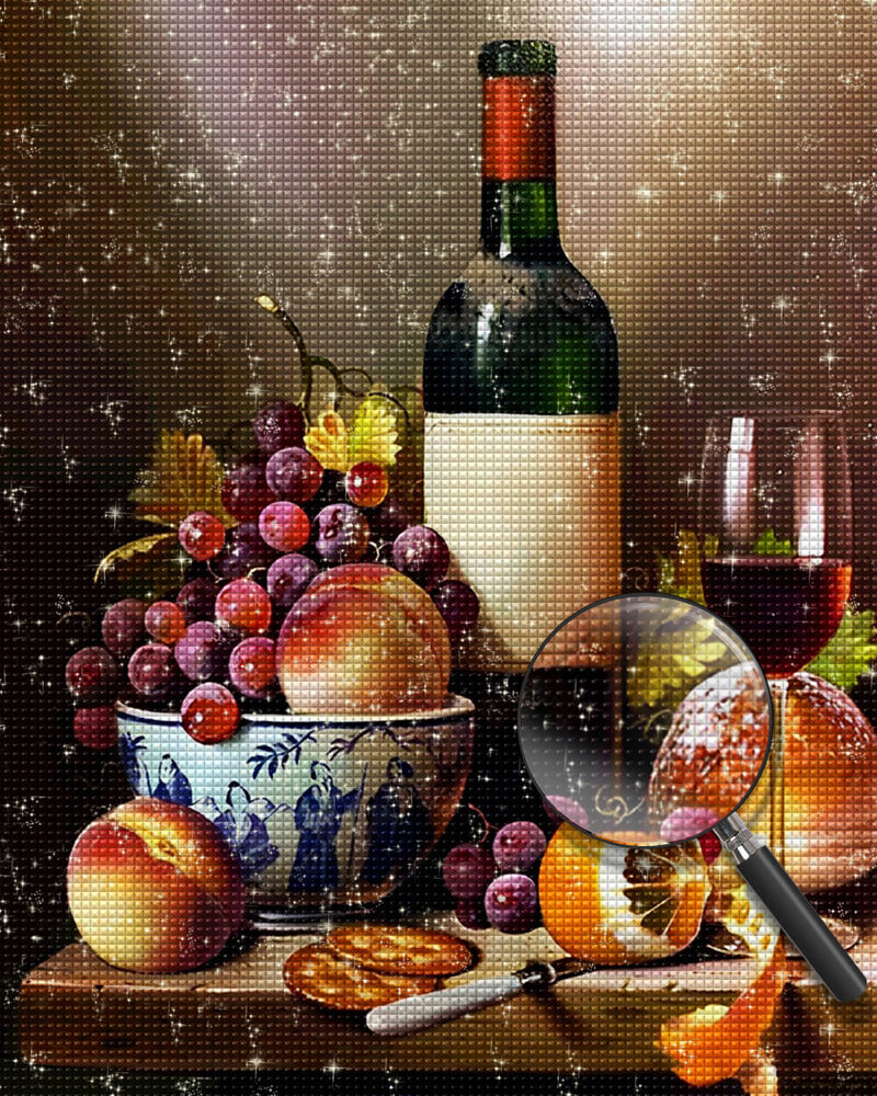 Fruits and Wine Diamond Painting