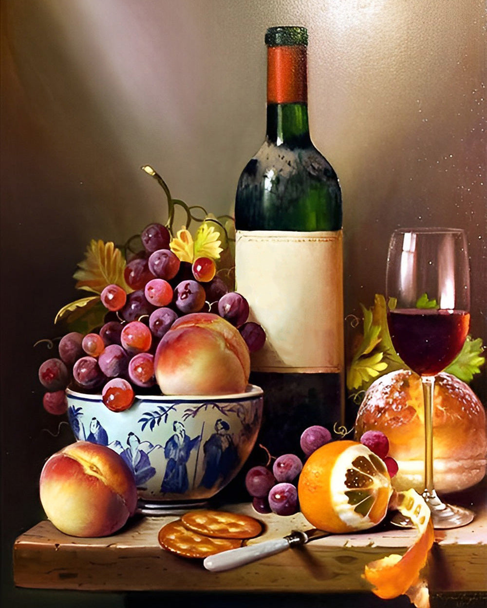 Fruits and Wine Diamond Painting