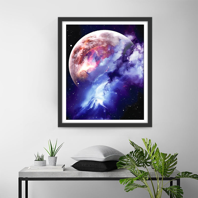Galaxy and Planet Diamond Painting