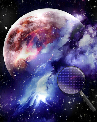 Galaxy and Planet Diamond Painting