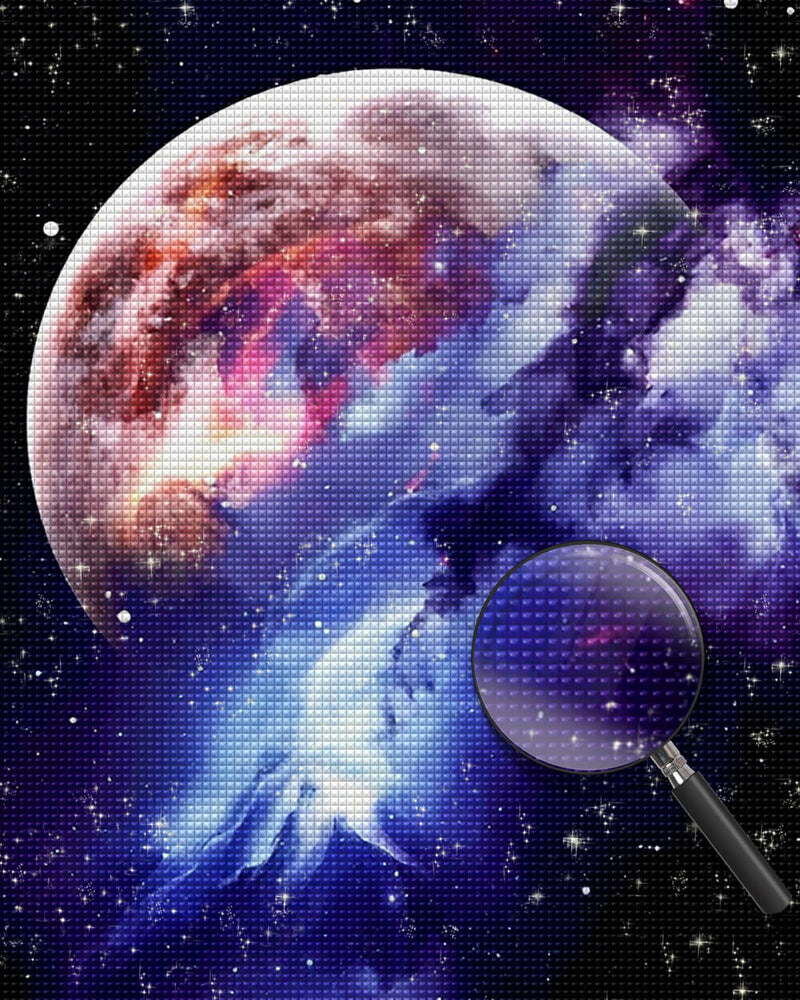 Galaxy and Planet Diamond Painting