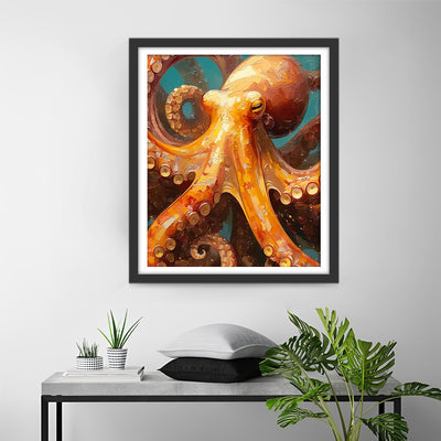 Giant Octopus in the Deep Sea Diamond Painting