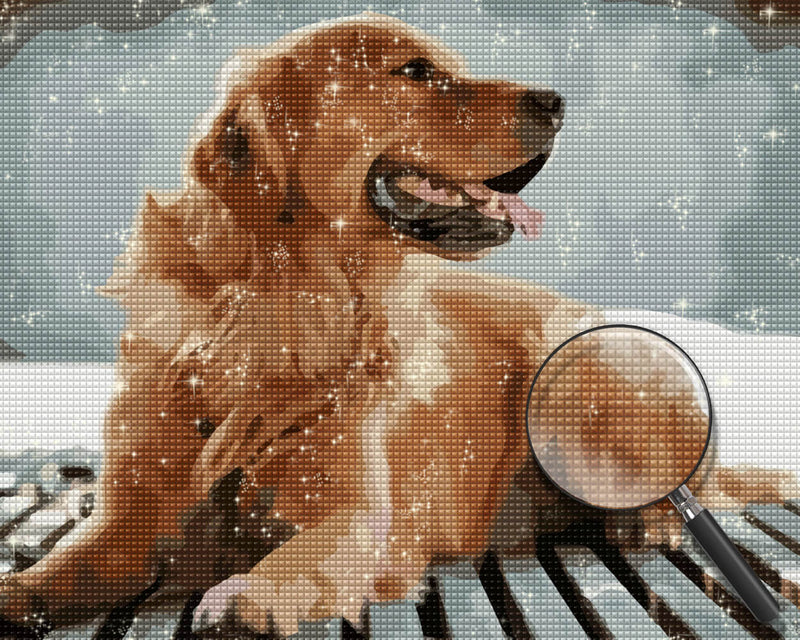 Golden Retriever Dog Diamond Painting