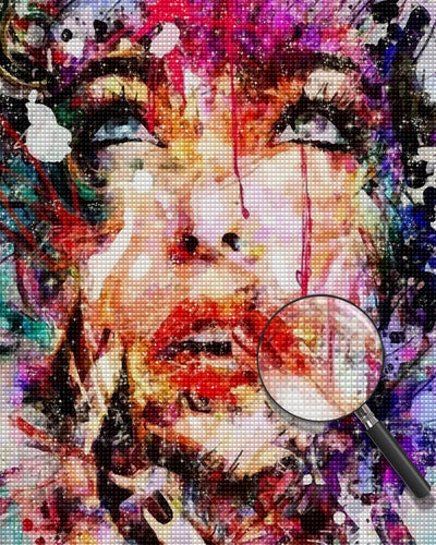 Graffiti Art Woman Diamond Painting