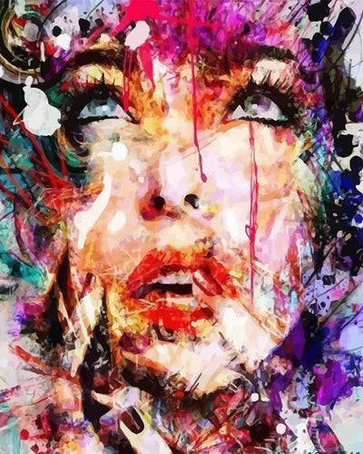 Graffiti Art Woman Diamond Painting